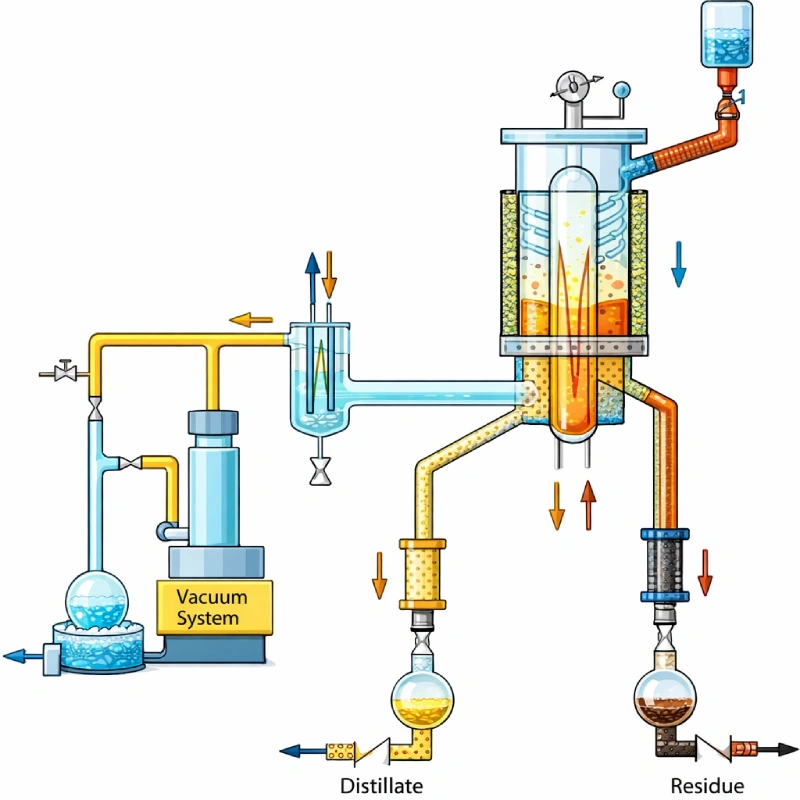 Molecular Distillation Process Phases Molecular Distillation Process Phases